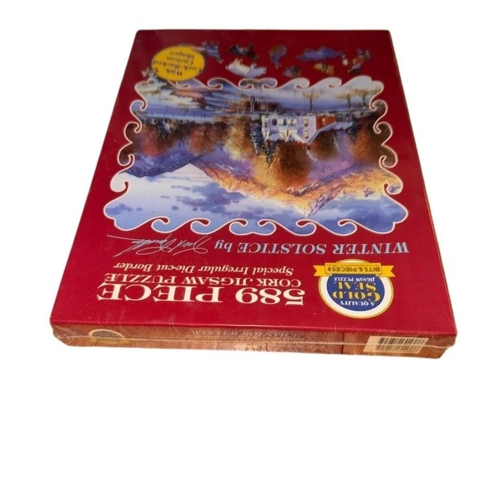 Bits & Pieces Winter Solstice 589 Piece Cork Jigsaw Puzzle Sealed NIB - Picture 4 of 6